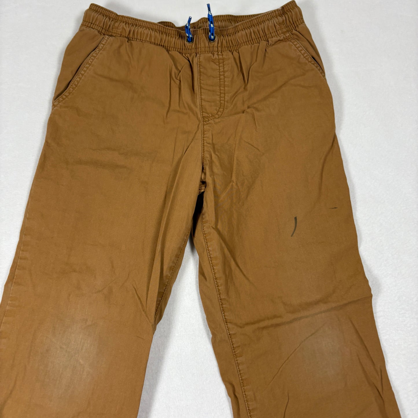 Carters Boys Jogger Pants 12 Brown Elastic Waist Cuffed Casual School Playwear