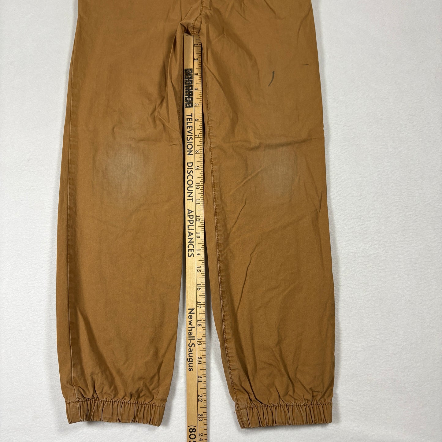Carters Boys Jogger Pants 12 Brown Elastic Waist Cuffed Casual School Playwear