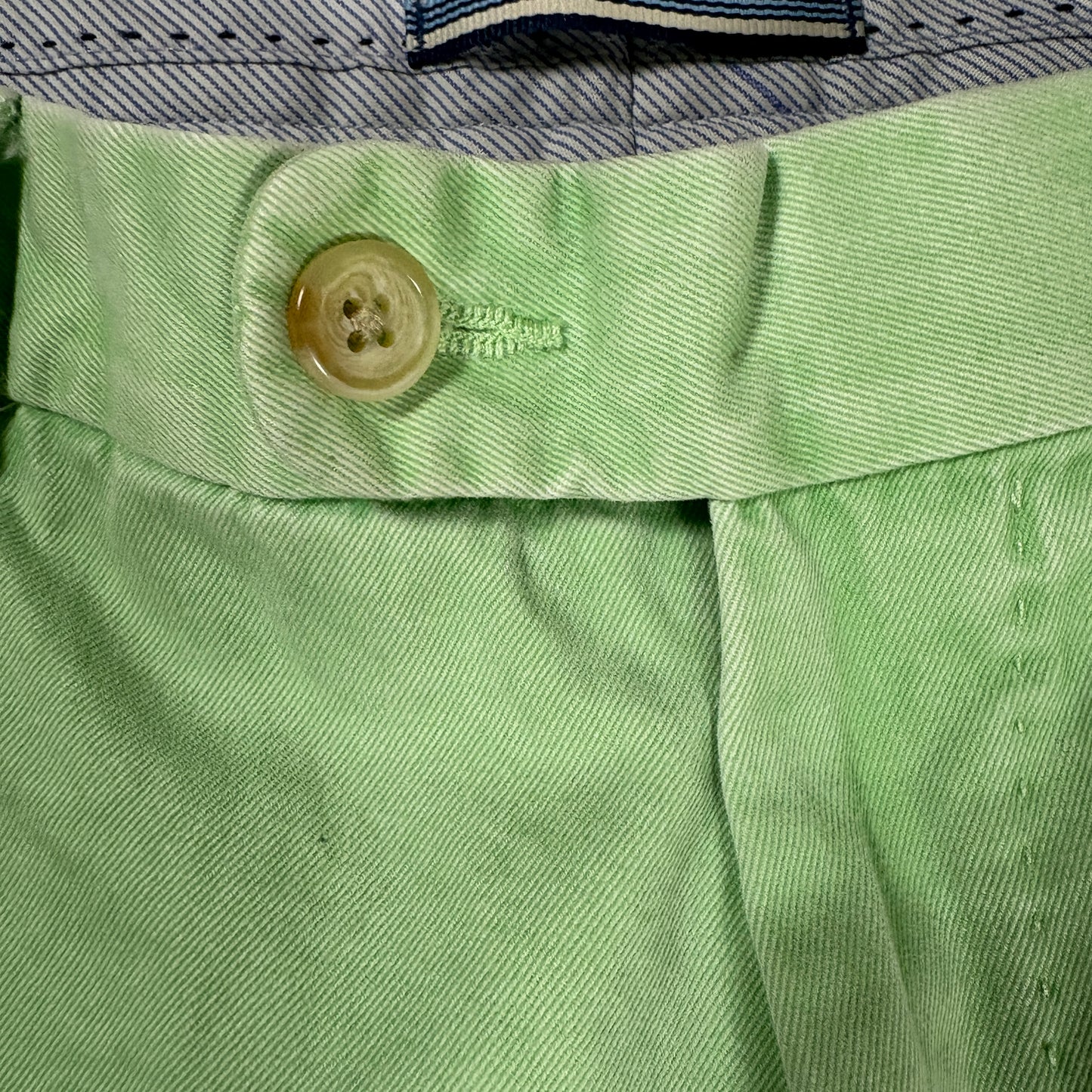 Peter Millar Mens Pants 31 Green Chino Pima Cotton Casual Dress Golf Trousers