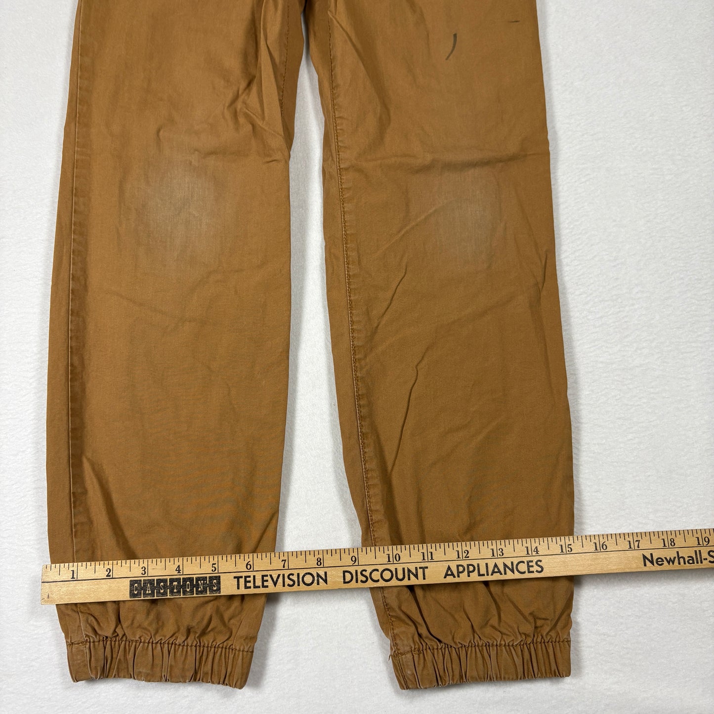 Carters Boys Jogger Pants 12 Brown Elastic Waist Cuffed Casual School Playwear