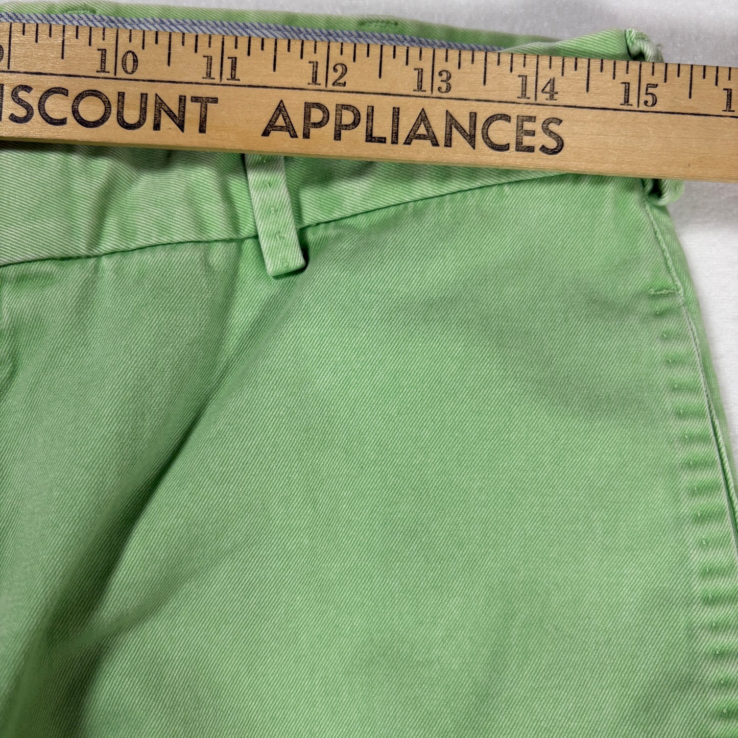 Peter Millar Mens Pants 31 Green Chino Pima Cotton Casual Dress Golf Trousers