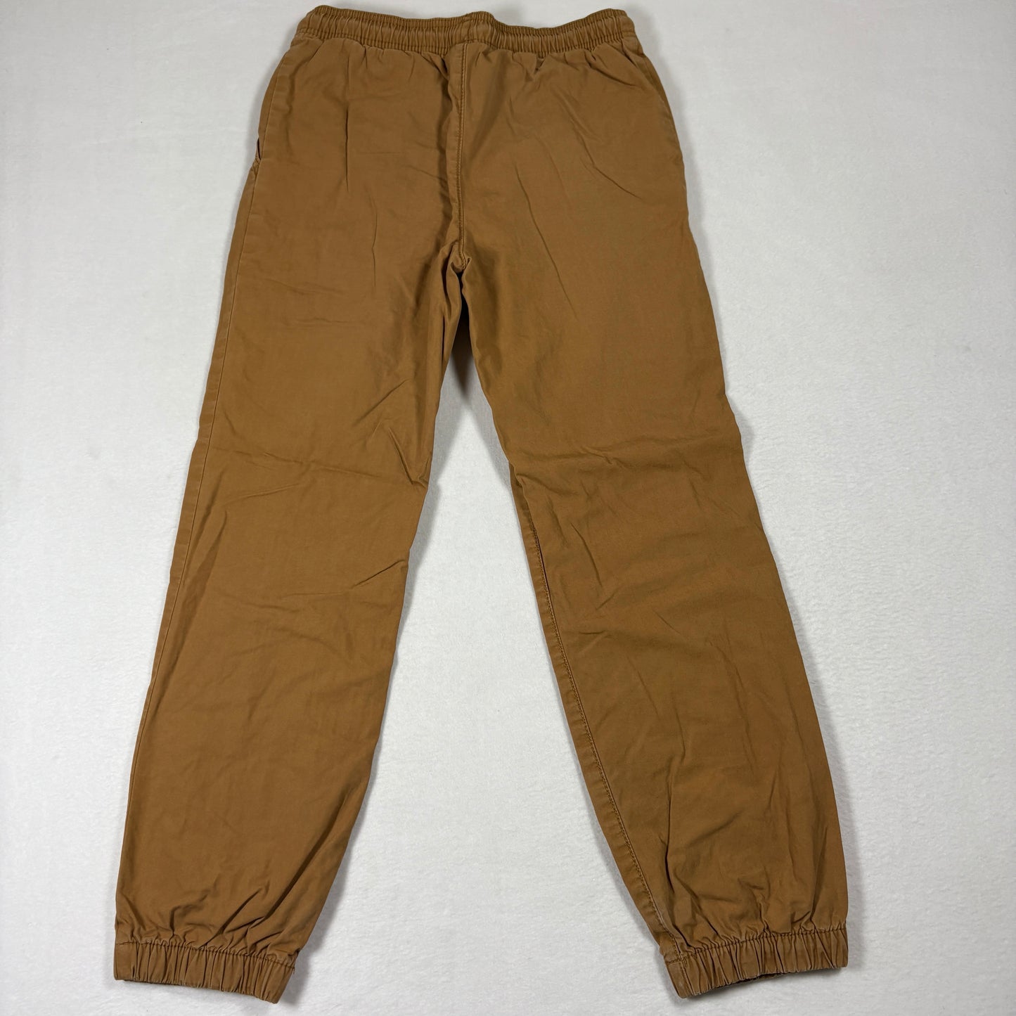Carters Boys Jogger Pants 12 Brown Elastic Waist Cuffed Casual School Playwear