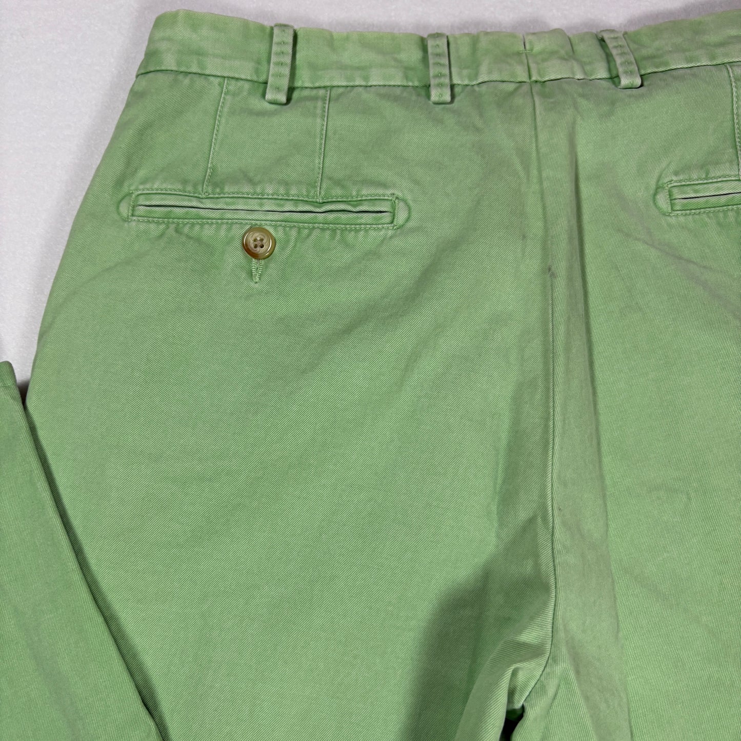 Peter Millar Mens Pants 31 Green Chino Pima Cotton Casual Dress Golf Trousers