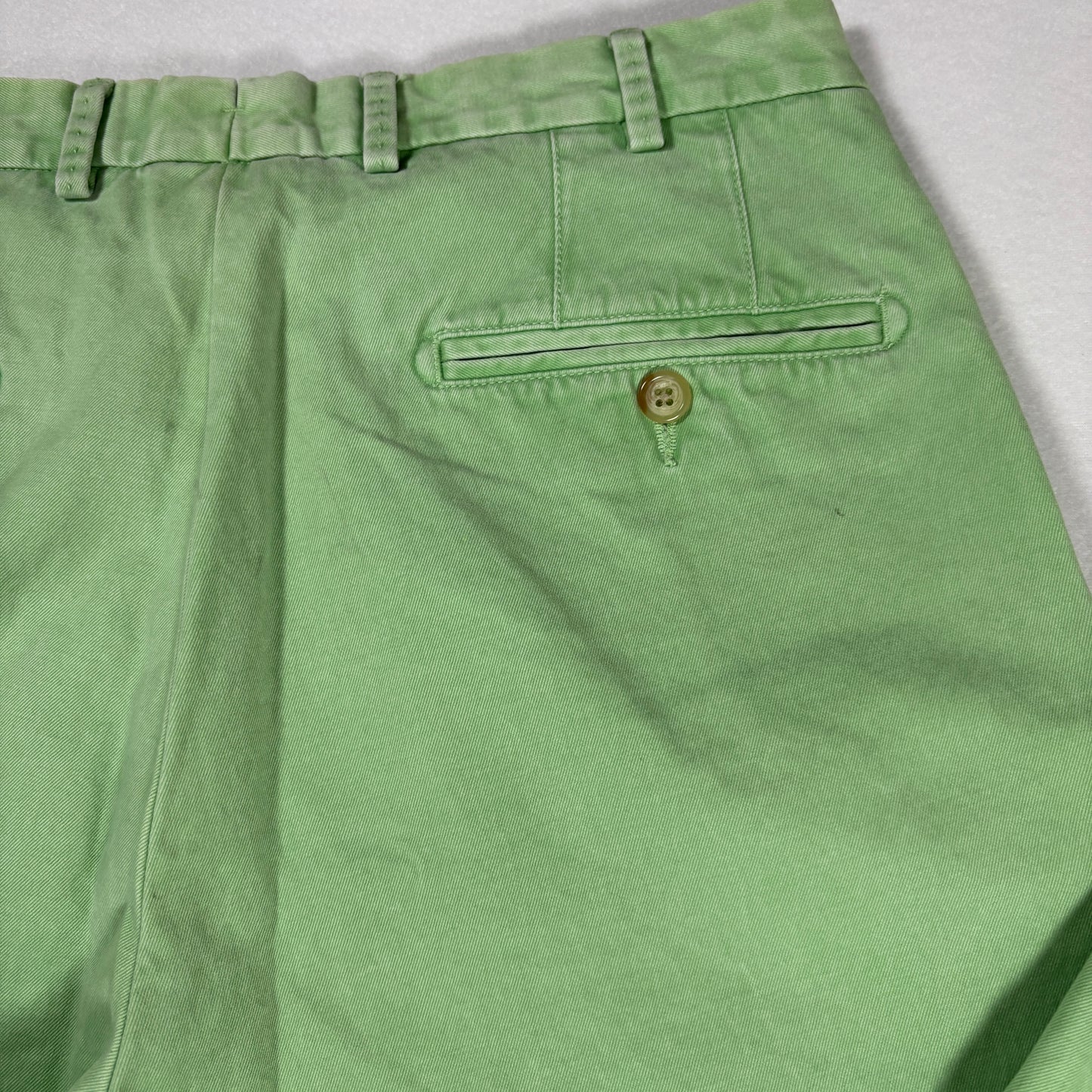 Peter Millar Mens Pants 31 Green Chino Pima Cotton Casual Dress Golf Trousers