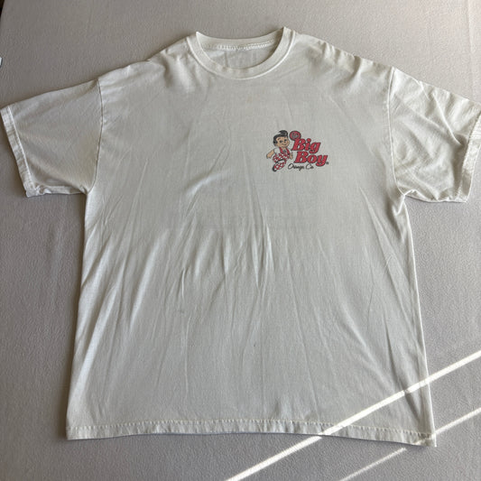 Big Boy Sweetheart Car Show 2010 Graphic T Shirt White Mens XL Hot Rod Event Tee