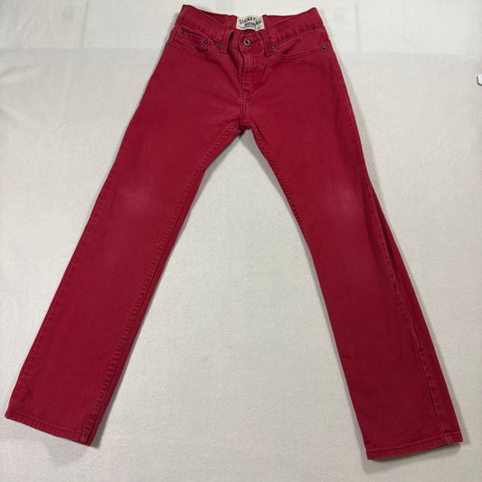 Levi’s Signature Skinny Jeans Womens 12 Red Stretch Mid Rise Denim Pants