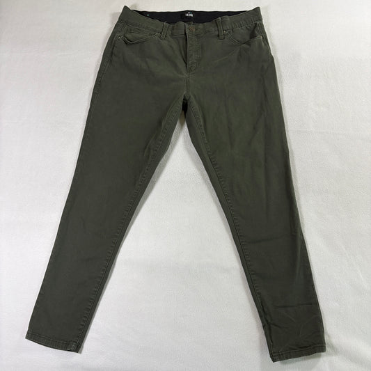 LuLaRoe Olive Skinny Jegging Pants Tag 36 Fits Like 36x28 Stretch Pull On