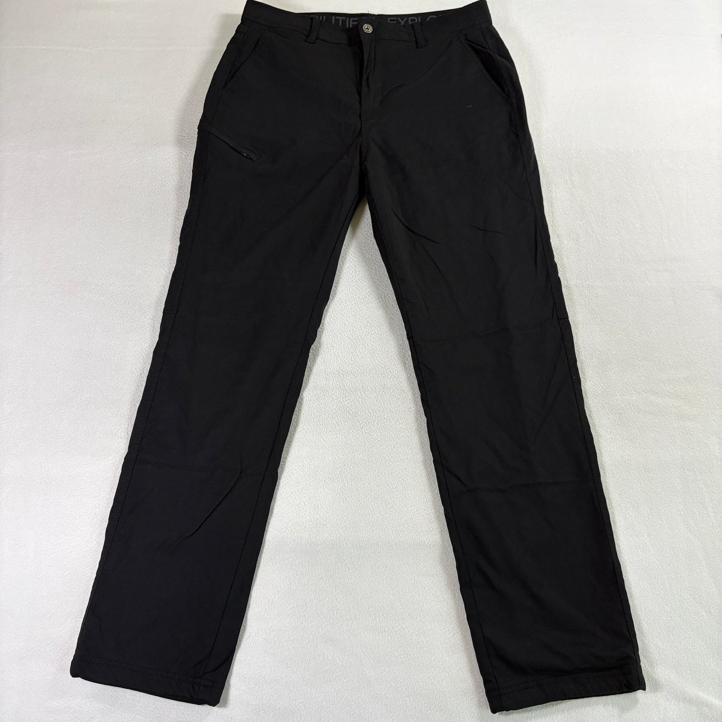 Gerry Hiking Pants 34x34 Fits Like 34x32 Black Stretch Cargo Outdoor Trail