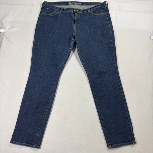 Old Navy Sweetheart Jeans Womens 16 Regular Blue Stretch Skinny Denim Pants