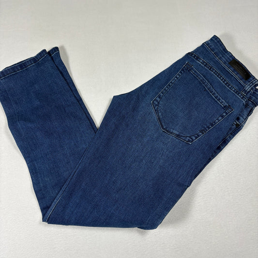 Kenneth Cole Mens Jeans Size 30x32 Blue Slim Straight Denim Classic Stretch Casual