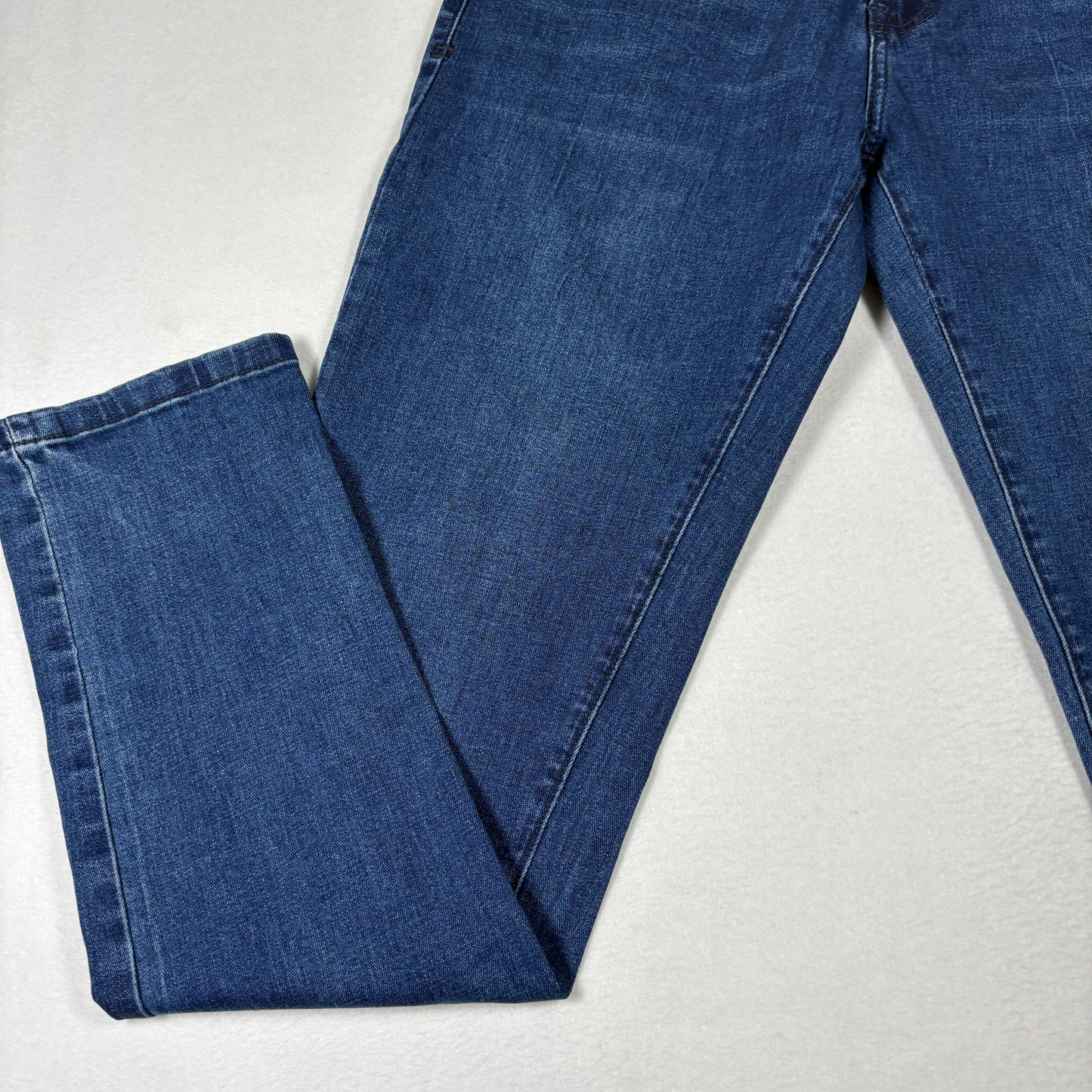 Kenneth Cole Mens Jeans Size 30x32 Blue Slim Straight Denim Classic Stretch Casual