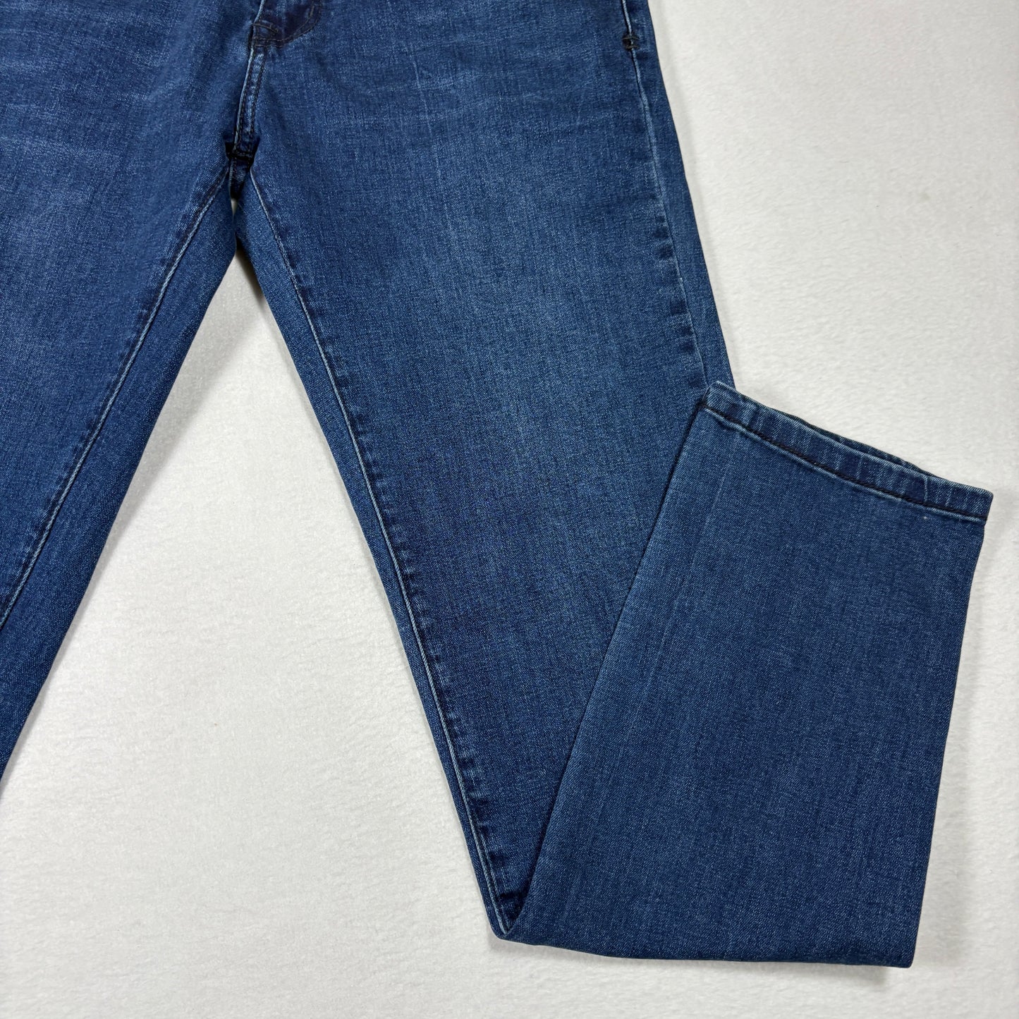 Kenneth Cole Mens Jeans Size 30x32 Blue Slim Straight Denim Classic Stretch Casual