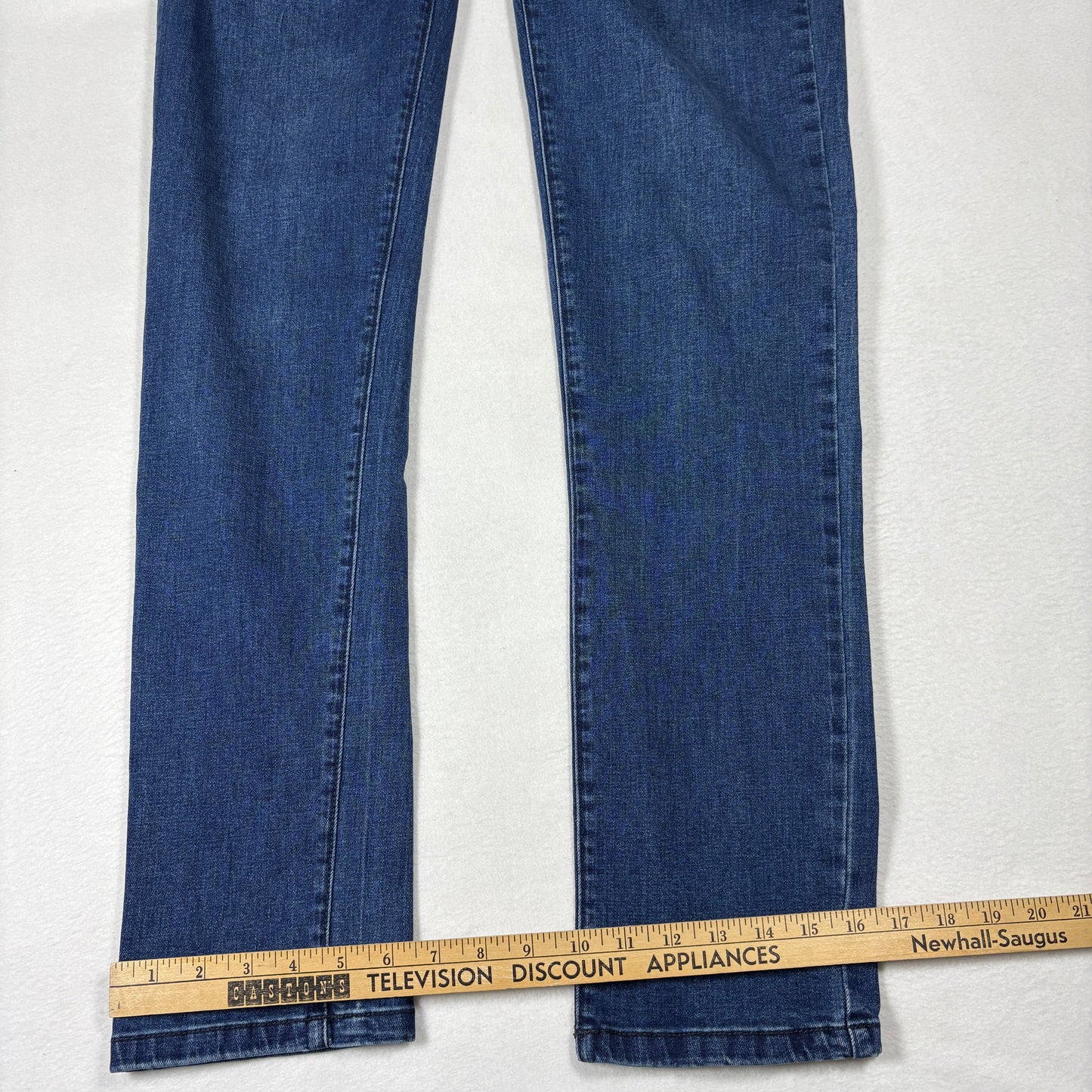 Kenneth Cole Mens Jeans Size 30x32 Blue Slim Straight Denim Classic Stretch Casual