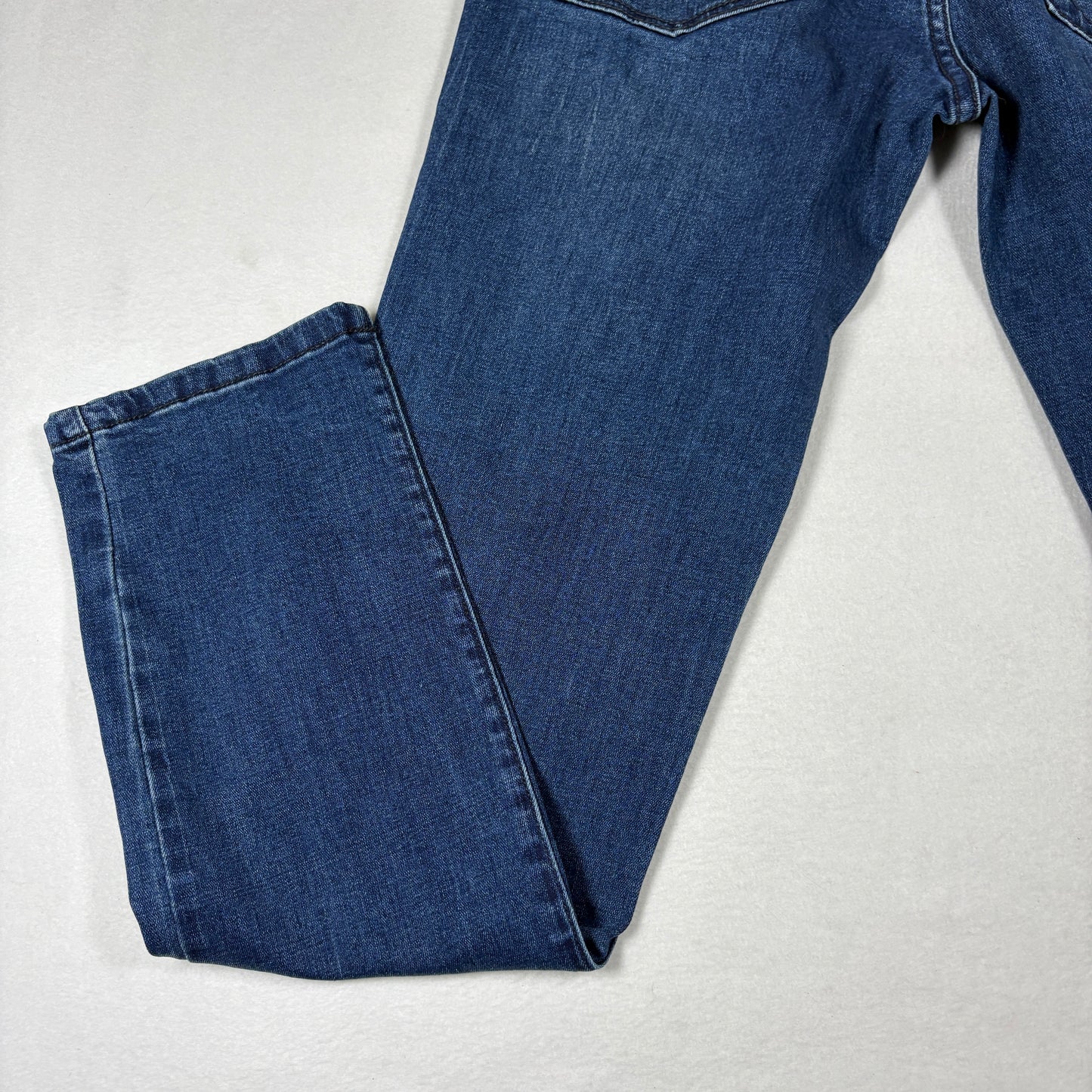 Kenneth Cole Mens Jeans Size 30x32 Blue Slim Straight Denim Classic Stretch Casual