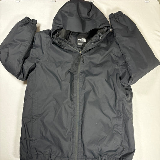 The North Face Men’s Black Hooded Full-Zip Windbreaker Jacket XL