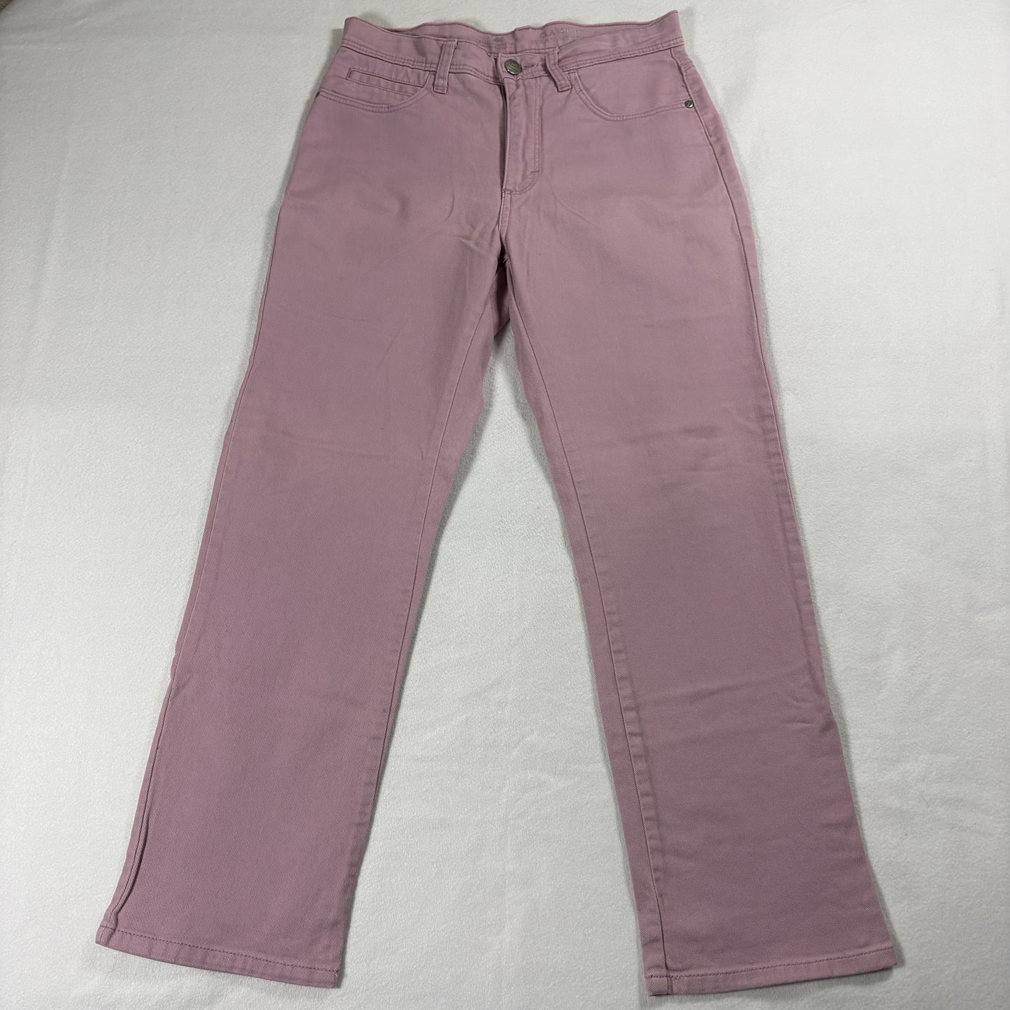 Lee Jeans Womens 6 Petite Pink Stretch Denim Slim Fit Retro Y2K Vintage Look Wash