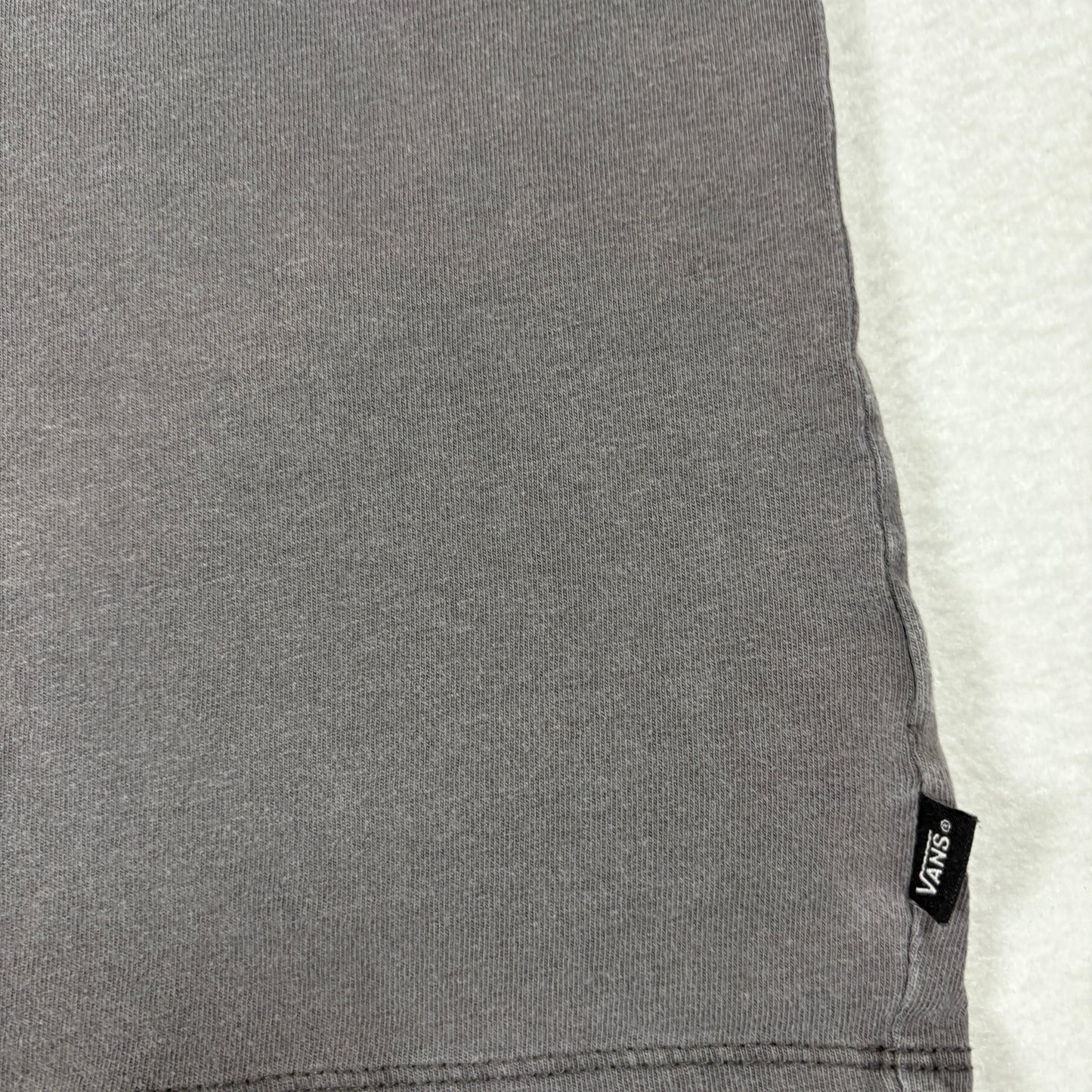 Vans Mens T Shirt Medium Brown Pocket Tee Back Graphic Yin Yang Sun Skate Grunge