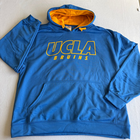 UCLA Bruins Hoodie Mens 2XL Blue Gold NCAA Pullover Sweatshirt Rivalry Threads