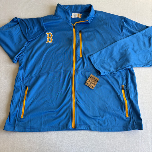 NWT UCLA Bruins Jacket Mens 2XL Blue Gold Full Zip NCAA Rivalry Threads New