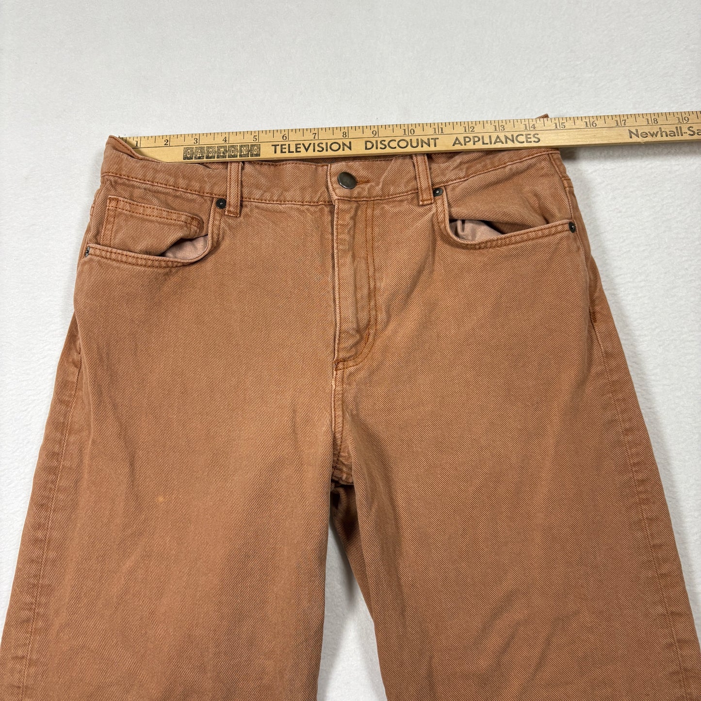 COS Mens Jeans Brown 30 Straight Leg Denim Pants Minimalist Modern Y2K Casual