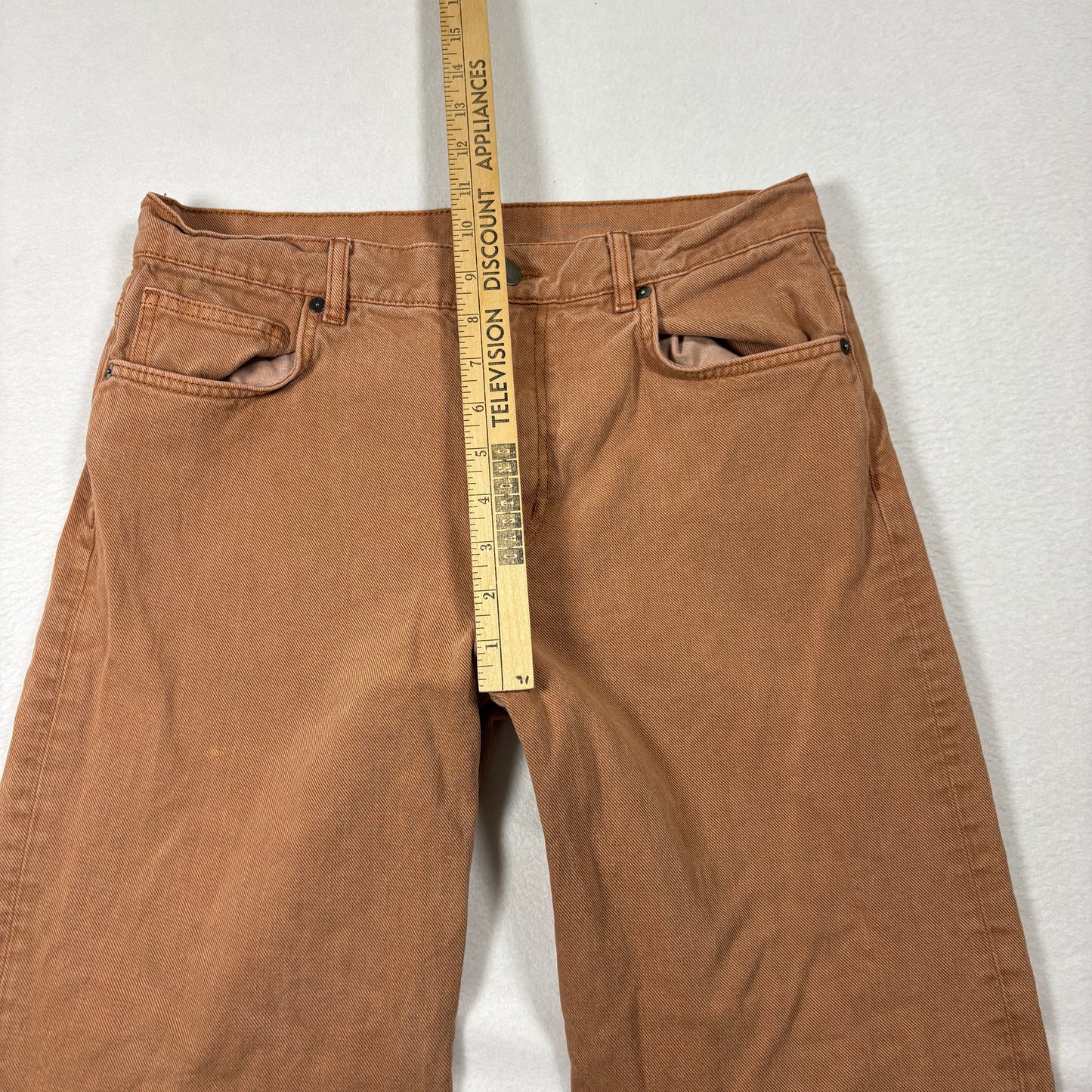 COS Mens Jeans Brown 30 Straight Leg Denim Pants Minimalist Modern Y2K Casual