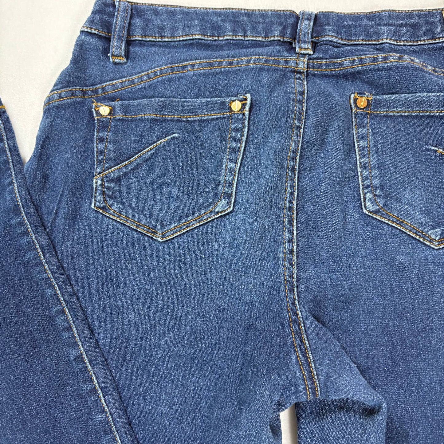 Jones New York Madison Skinny Jeans Women’s 12 Dark Wash Stretch Denim Mid Rise