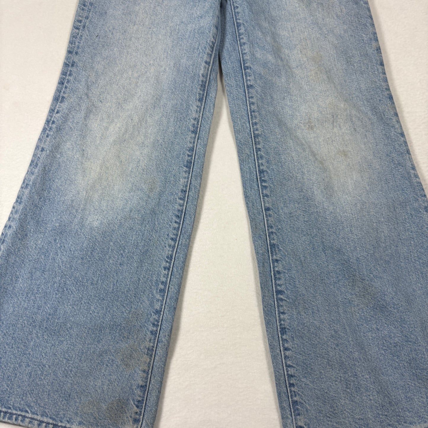 H&M Womens Wide Leg Jeans 25 High Rise Light Wash Y2K Baggy Vintage 90s Grunge