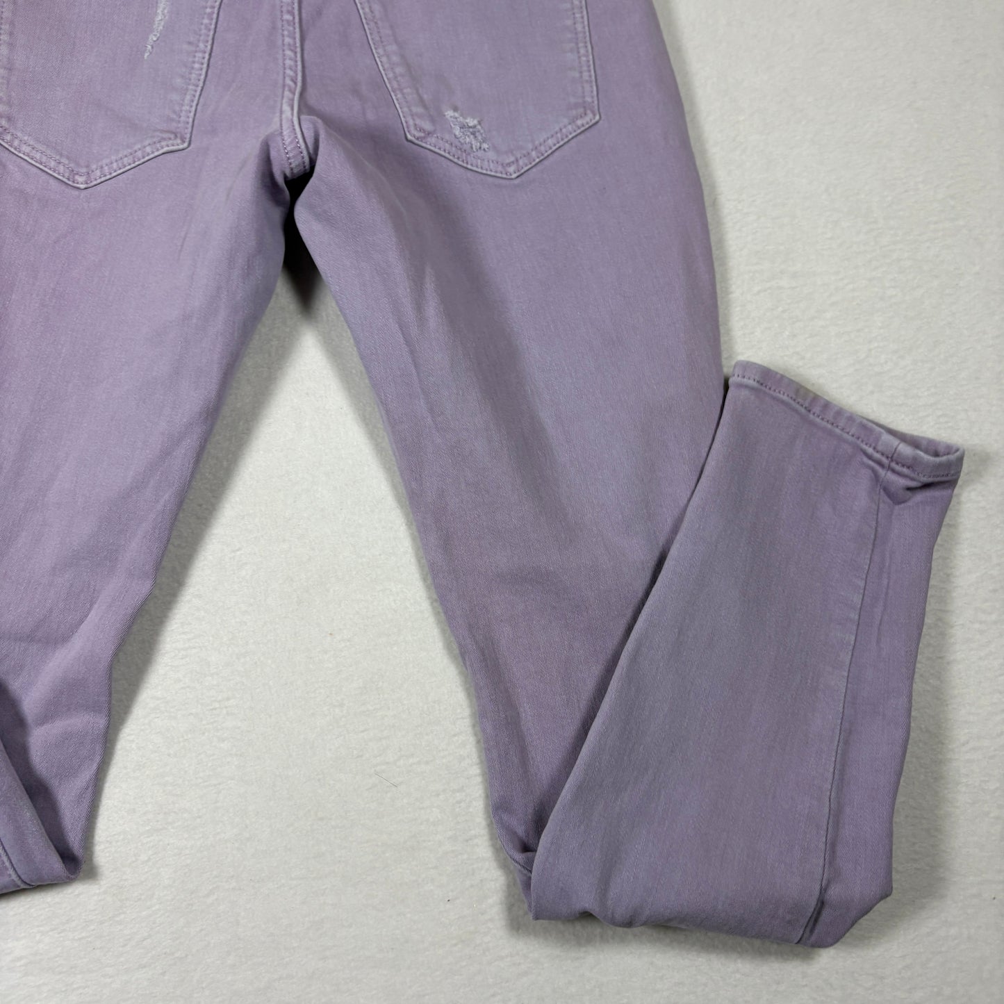 Universal Thread Womens Jeans 2/26R High Rise Skinny Purple Distressed Y2K