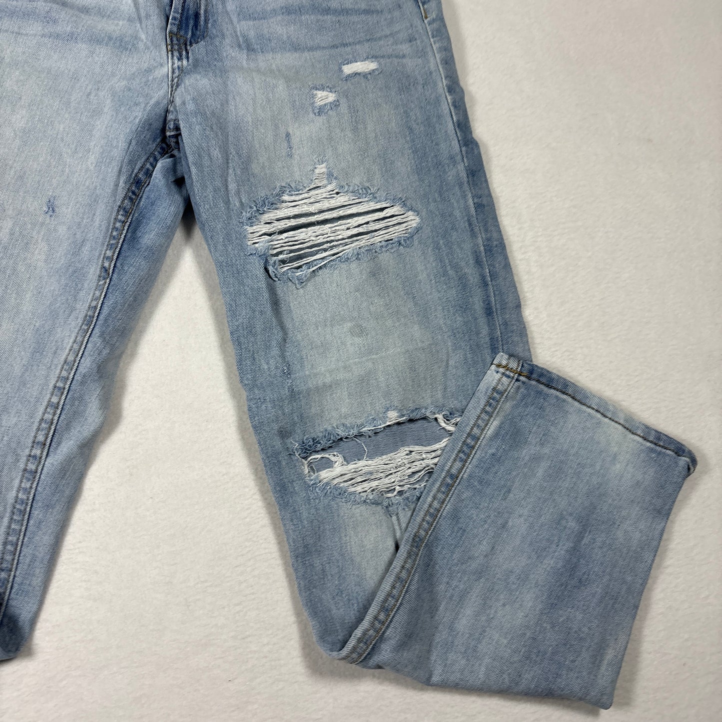 American Eagle Womens Jeans 5/27 High Rise Distressed Mom Baggy 90s Y2K Grunge