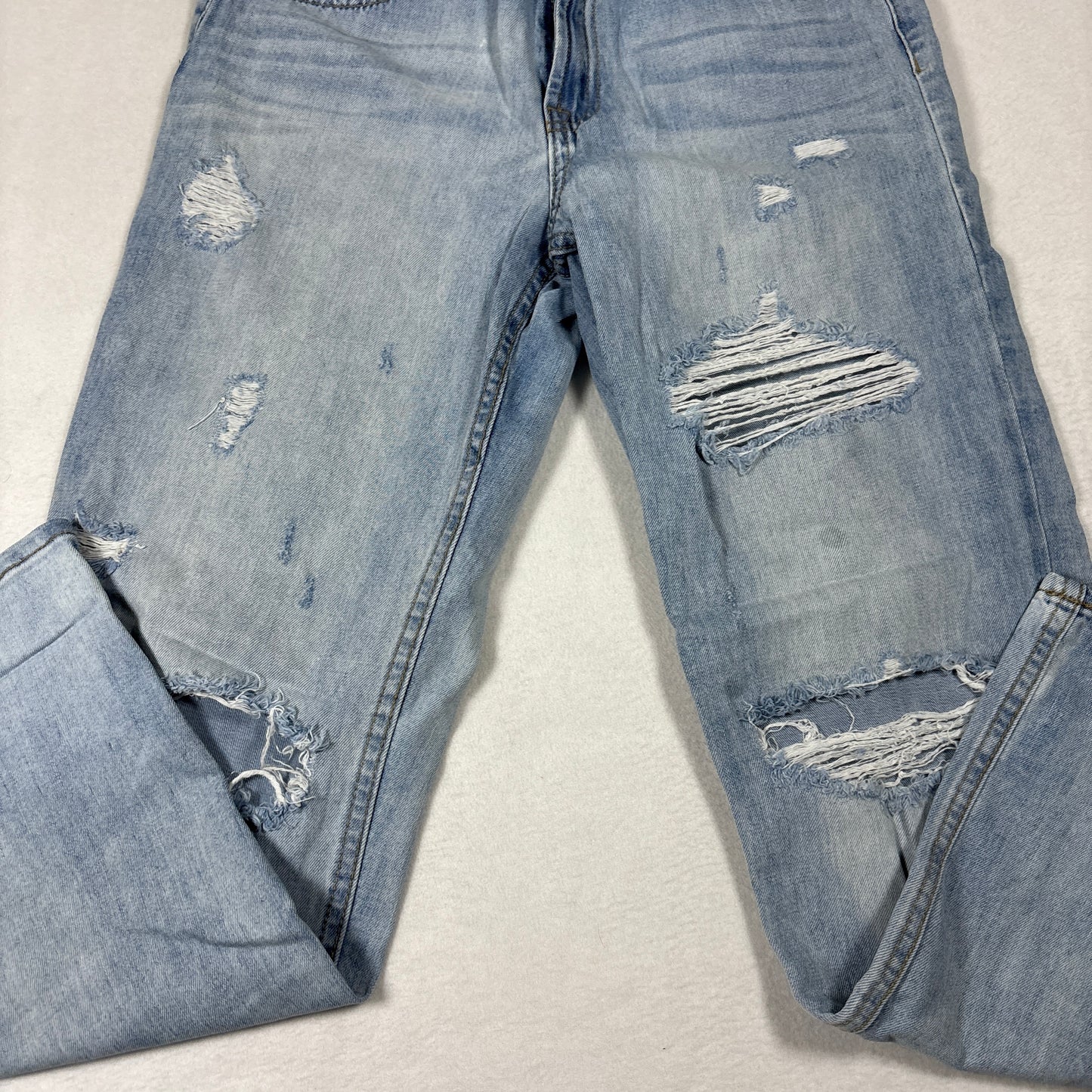 American Eagle Womens Jeans 5/27 High Rise Distressed Mom Baggy 90s Y2K Grunge