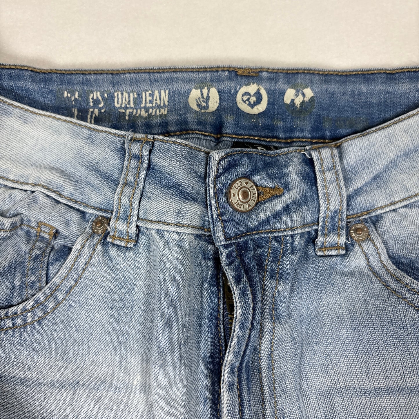 American Eagle Womens Jeans 5/27 High Rise Distressed Mom Baggy 90s Y2K Grunge