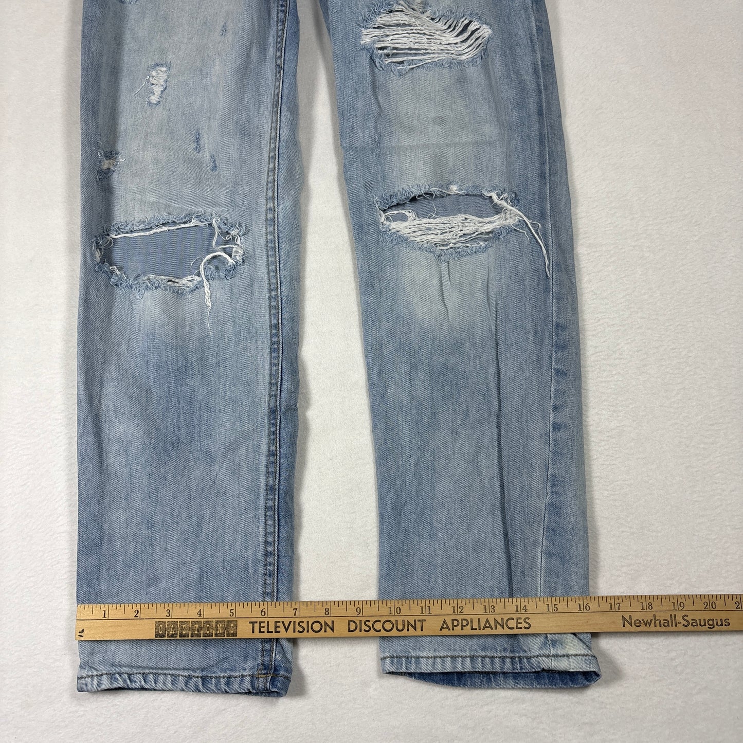 American Eagle Womens Jeans 5/27 High Rise Distressed Mom Baggy 90s Y2K Grunge
