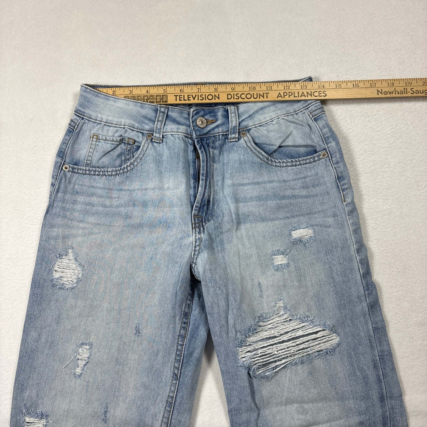 American Eagle Womens Jeans 5/27 High Rise Distressed Mom Baggy 90s Y2K Grunge