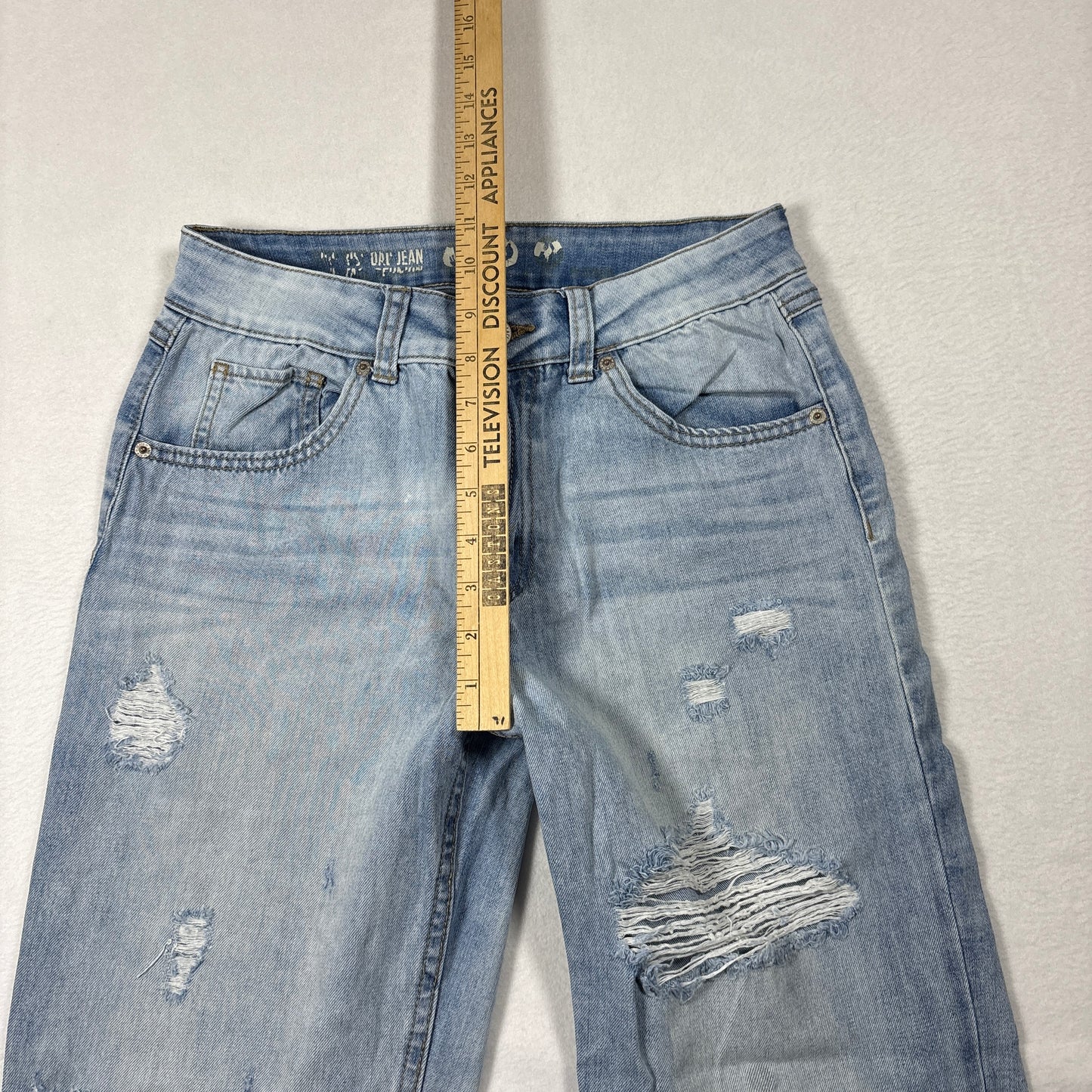 American Eagle Womens Jeans 5/27 High Rise Distressed Mom Baggy 90s Y2K Grunge