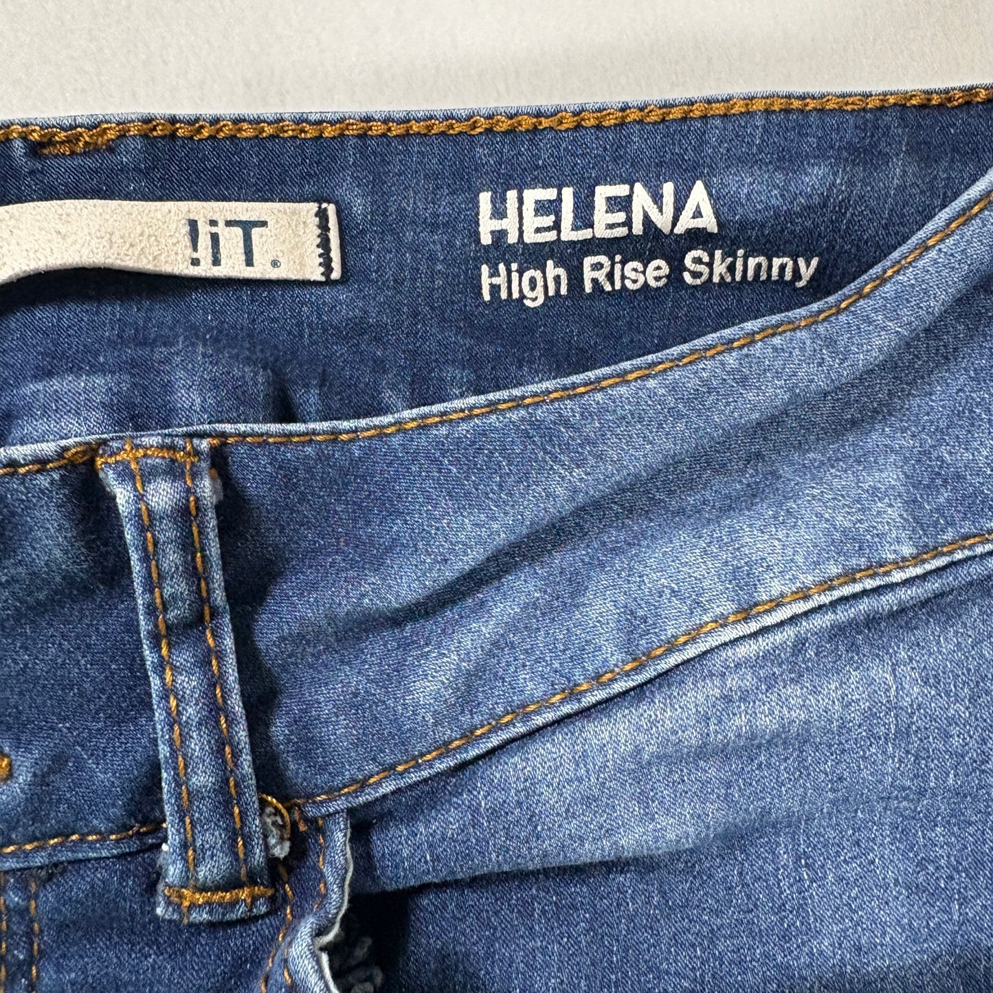 !iT Helena High Rise Skinny Jeans Women’s 8 Medium Wash Stretch Slim Fit Denim