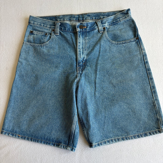 Arizona Mens W36 Denim Shorts Blue Relaxed Fit Baggy Jean Shorts Y2K Skater