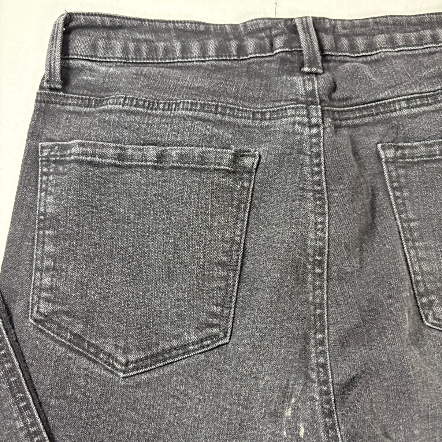 C’est Toi Black Jeans Women’s 15 Waist 31 High Rise Button Fly Skinny Stretch Denim