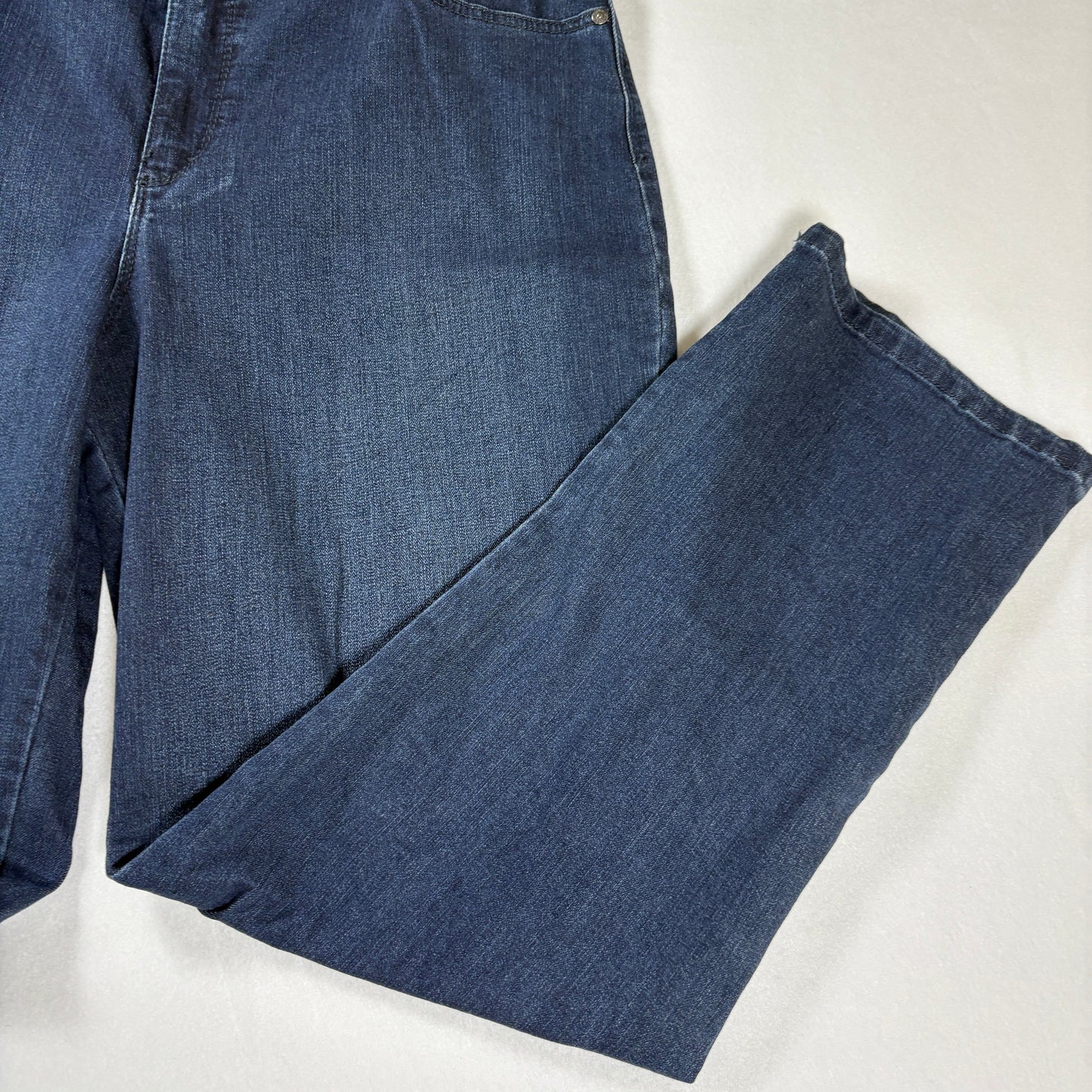 Gloria Vanderbilt Amanda Jeans Women’s 14 Dark Wash Classic Tapered High Rise Denim