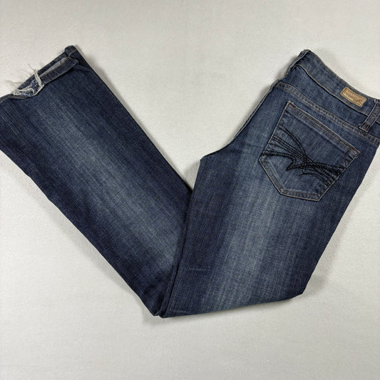 Refuge Womens Jeans 7R Medium Wash Bootcut Denim Stretch Y2K 90s Grunge Vintage
