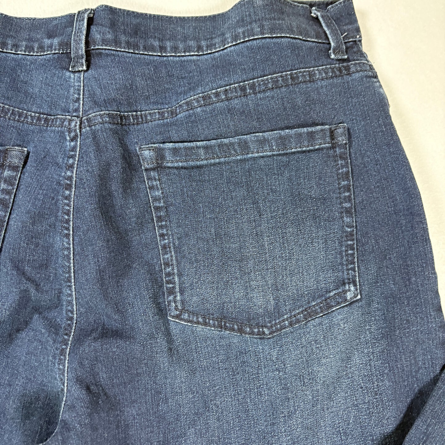 Gloria Vanderbilt Amanda Jeans Women’s 14 Dark Wash Classic Tapered High Rise Denim