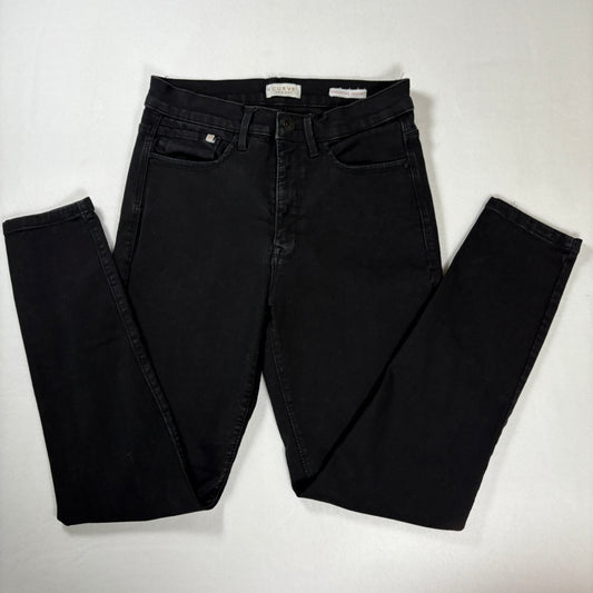 Curve Appeal Essential Skinny Black Jeans Womens No Tag Baggy Fit 32x27 Stretch