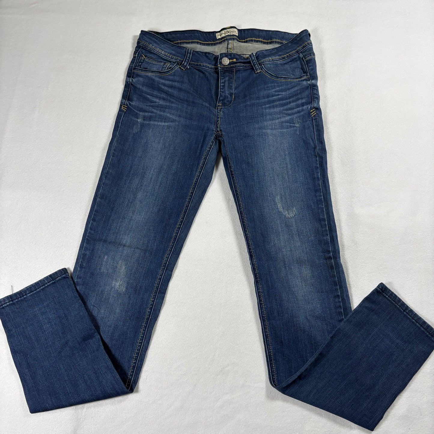 I&A Jeans Womens Size 9 Skinny Stretch Denim Dark Wash Y2K Streetwear Vintage 90