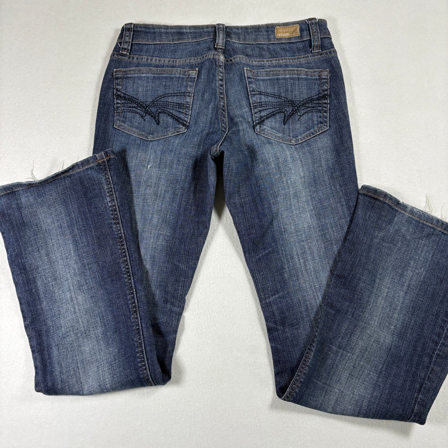 Refuge Womens Jeans 7R Medium Wash Bootcut Denim Stretch Y2K 90s Grunge Vintage