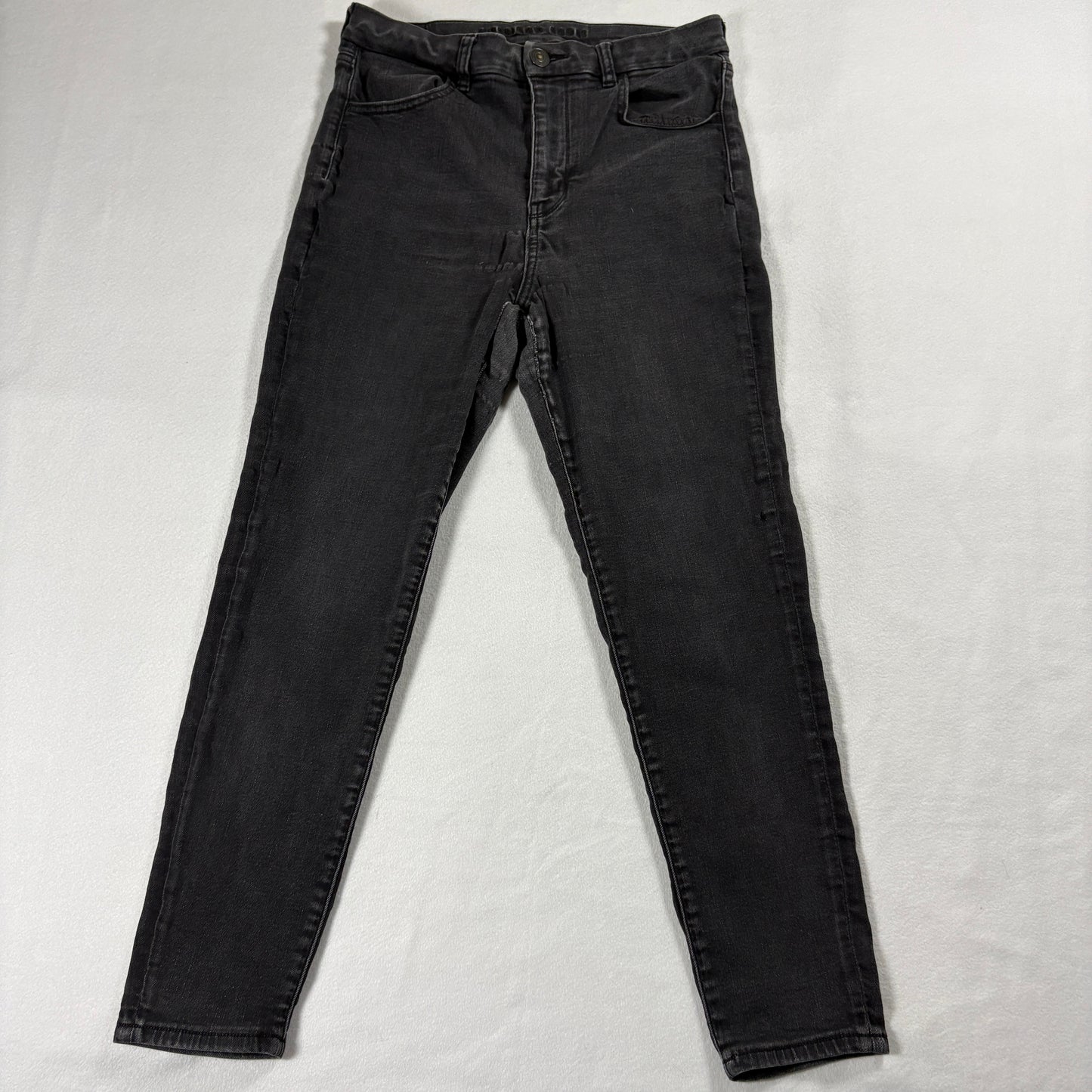 American Eagle Jeans Womens Size 12 Short Black Stretch Skinny Y2K Streetwear 90