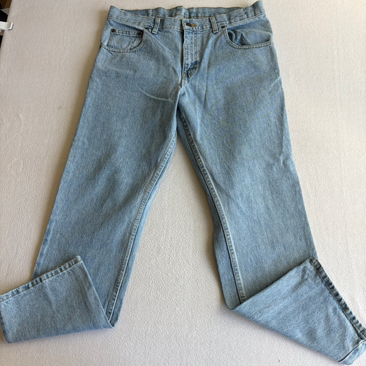 Arizona Mens 36x30 Blue Denim Jeans Straight Leg Y2K Workwear Classic Fit Pants