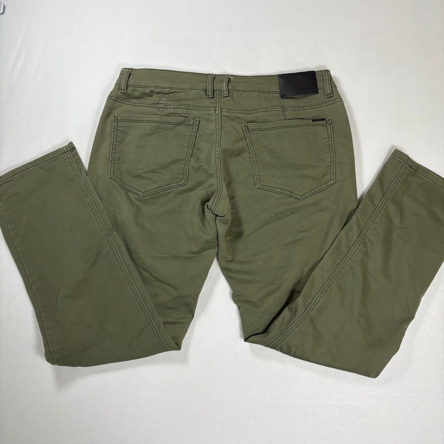 Ezekiel 305 Chino Pants Mens 32x32 Olive Green Casual Straight Leg Baggy Streetwear