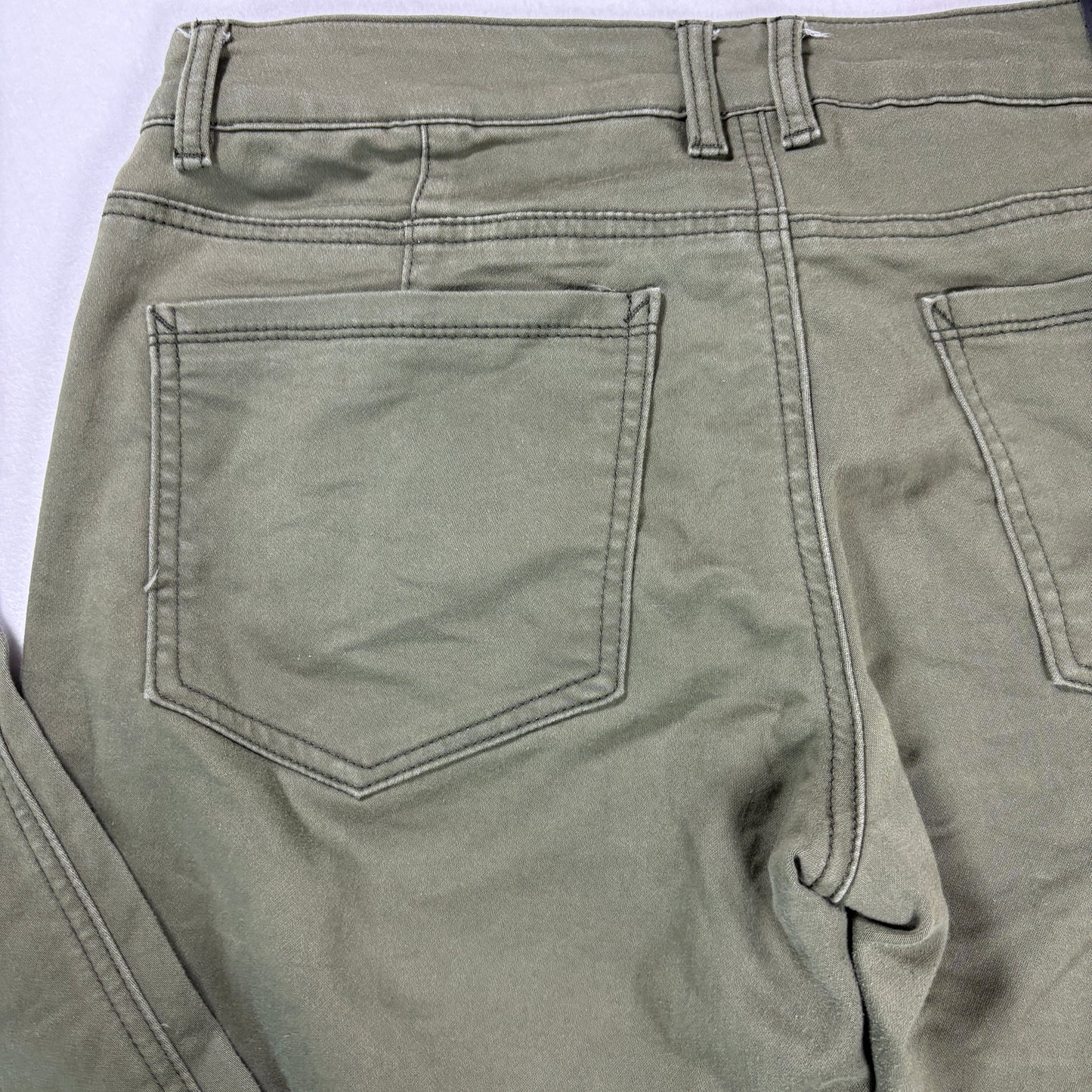Ezekiel 305 Chino Pants Mens 32x32 Olive Green Casual Straight Leg Baggy Streetwear