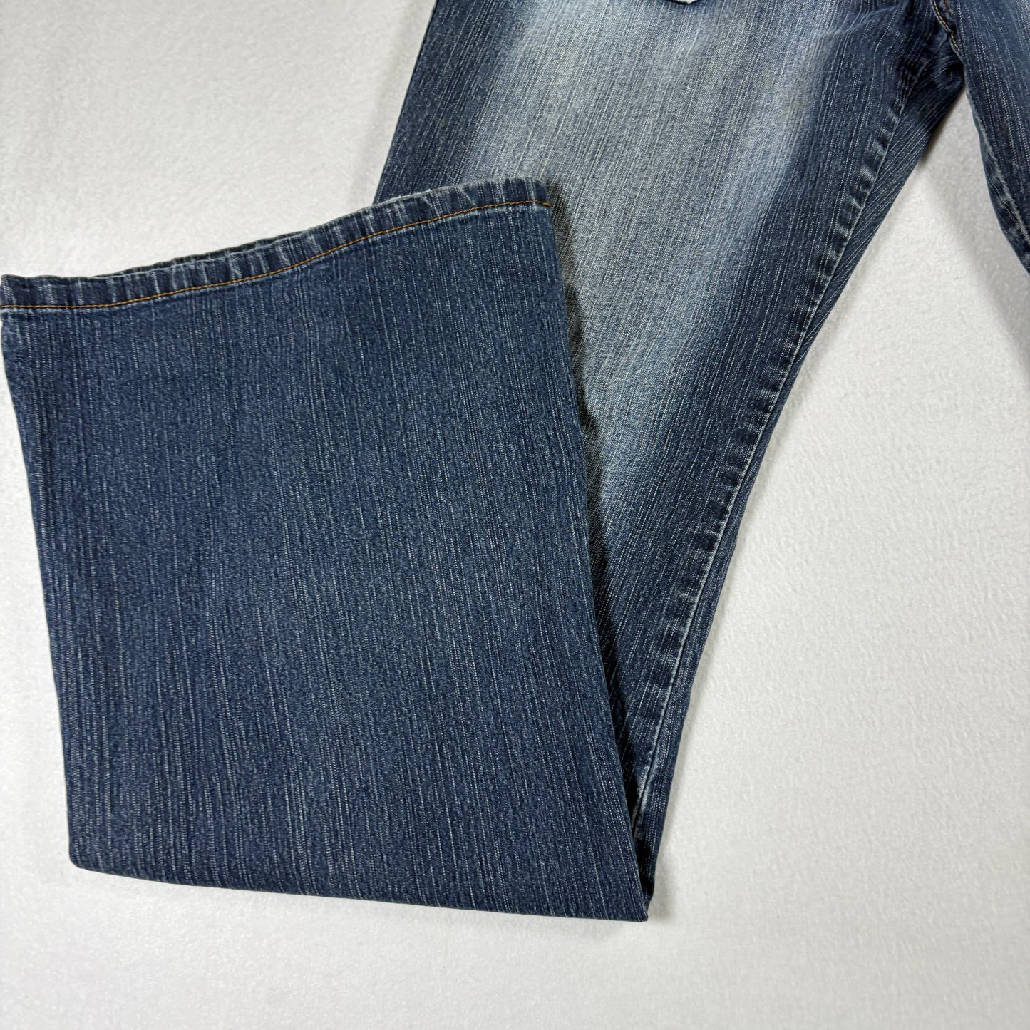 YMI Womens Jeans Size 11 Blue Denim Bootcut Stretch Low Rise Y2K 90s Grunge