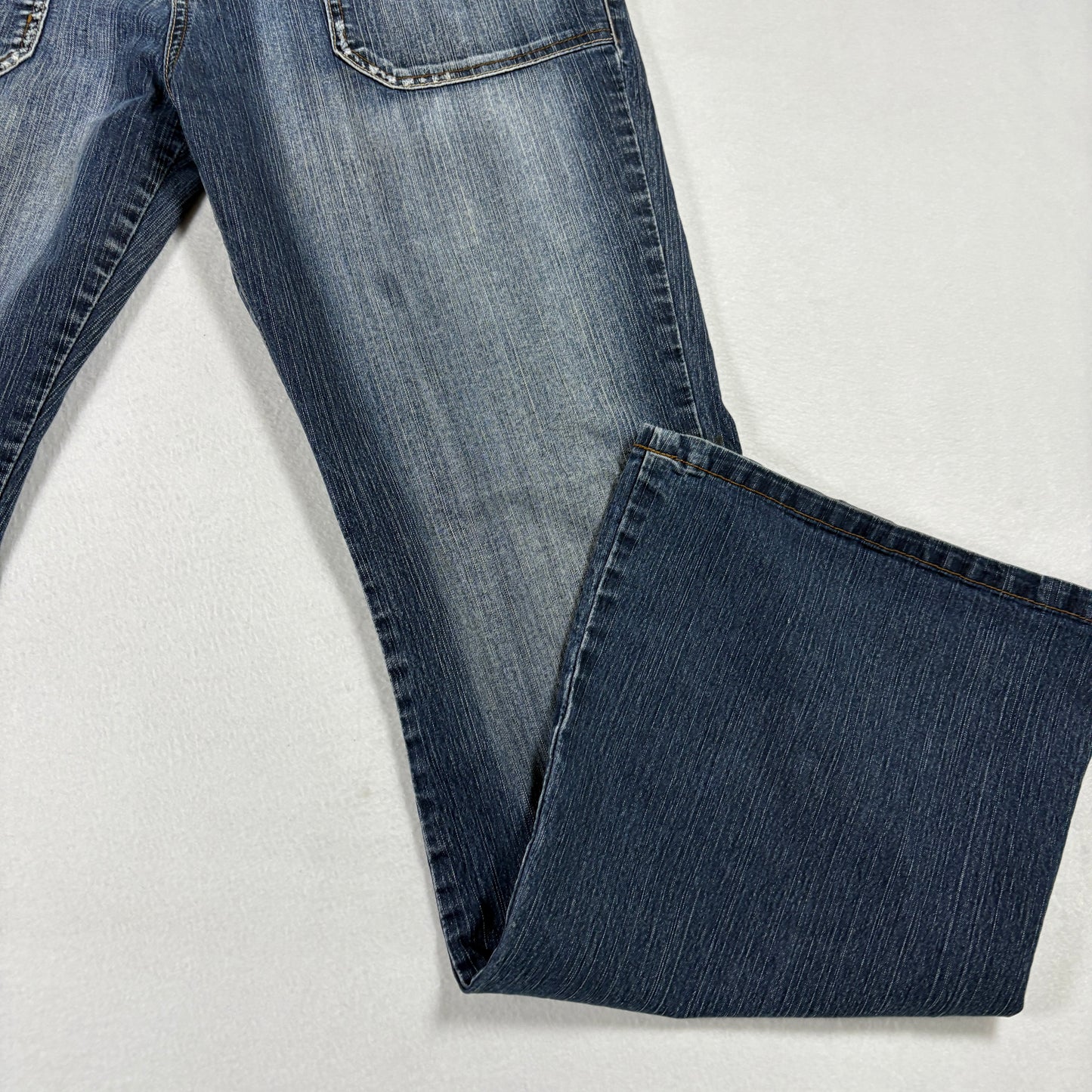 YMI Womens Jeans Size 11 Blue Denim Bootcut Stretch Low Rise Y2K 90s Grunge