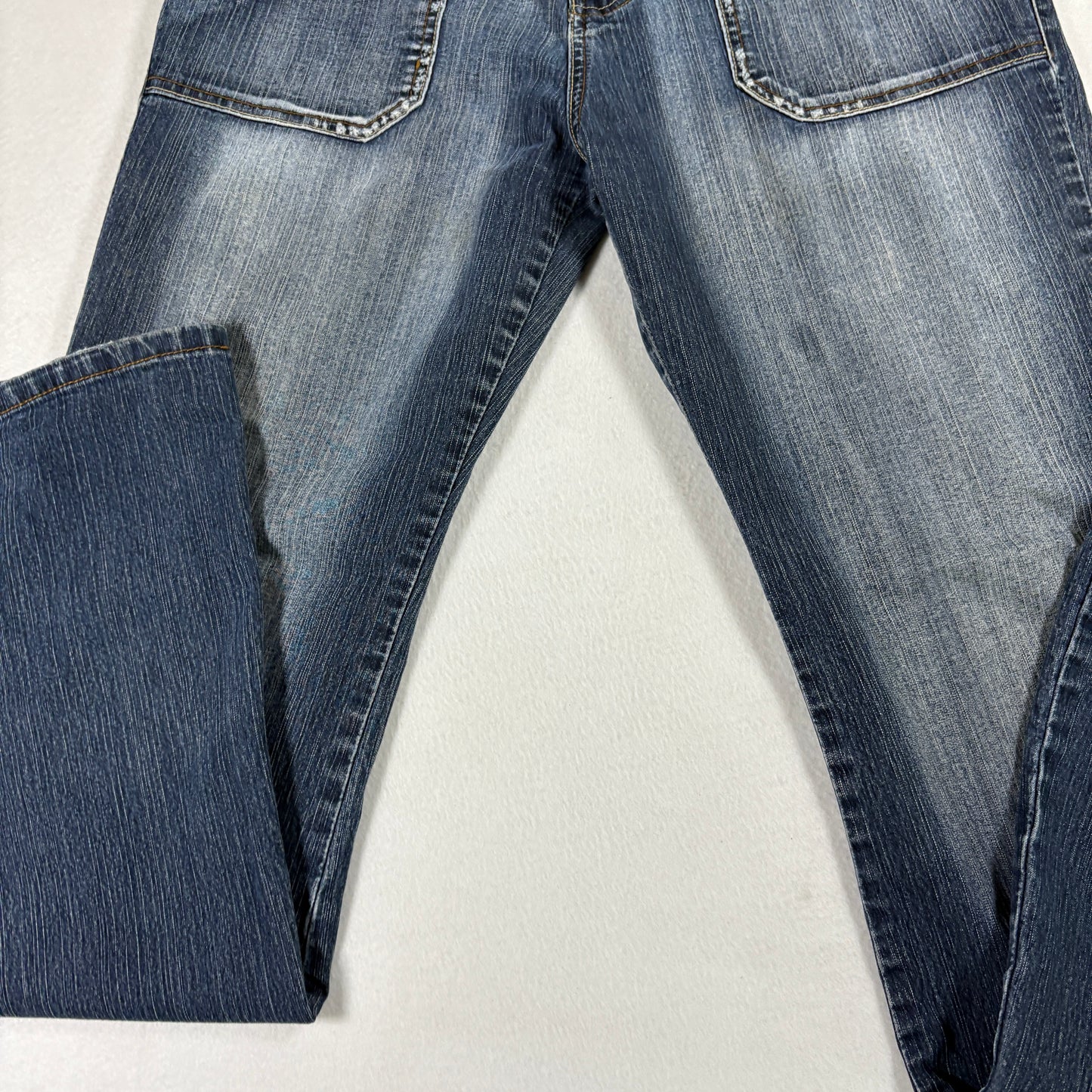 YMI Womens Jeans Size 11 Blue Denim Bootcut Stretch Low Rise Y2K 90s Grunge